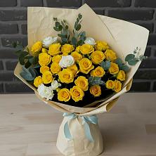 Букет цветов из:  Розы в Пушкинские Горы