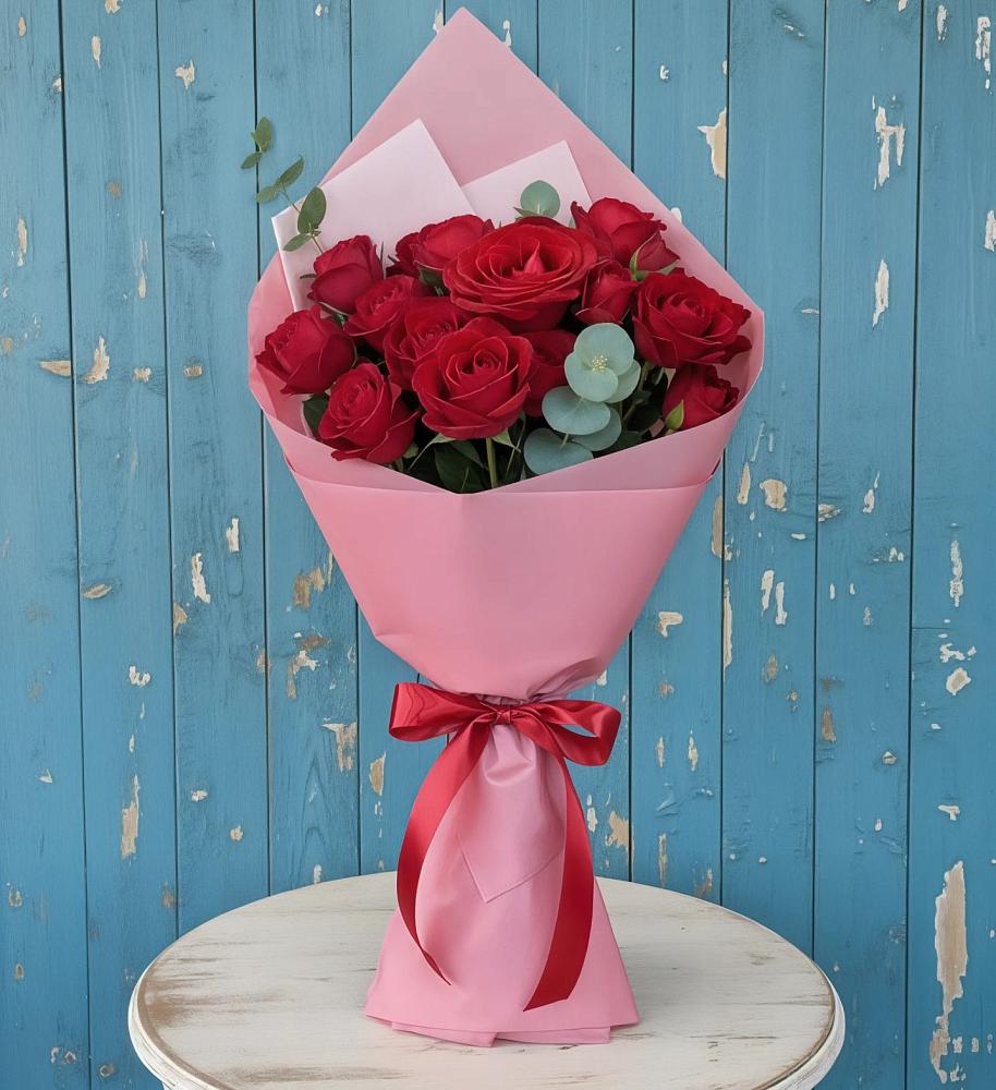 Букет цветов из: Розы в Пушкинские Горы