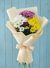 Букет цветов из:  Хризантемы в Пушкинские Горы
