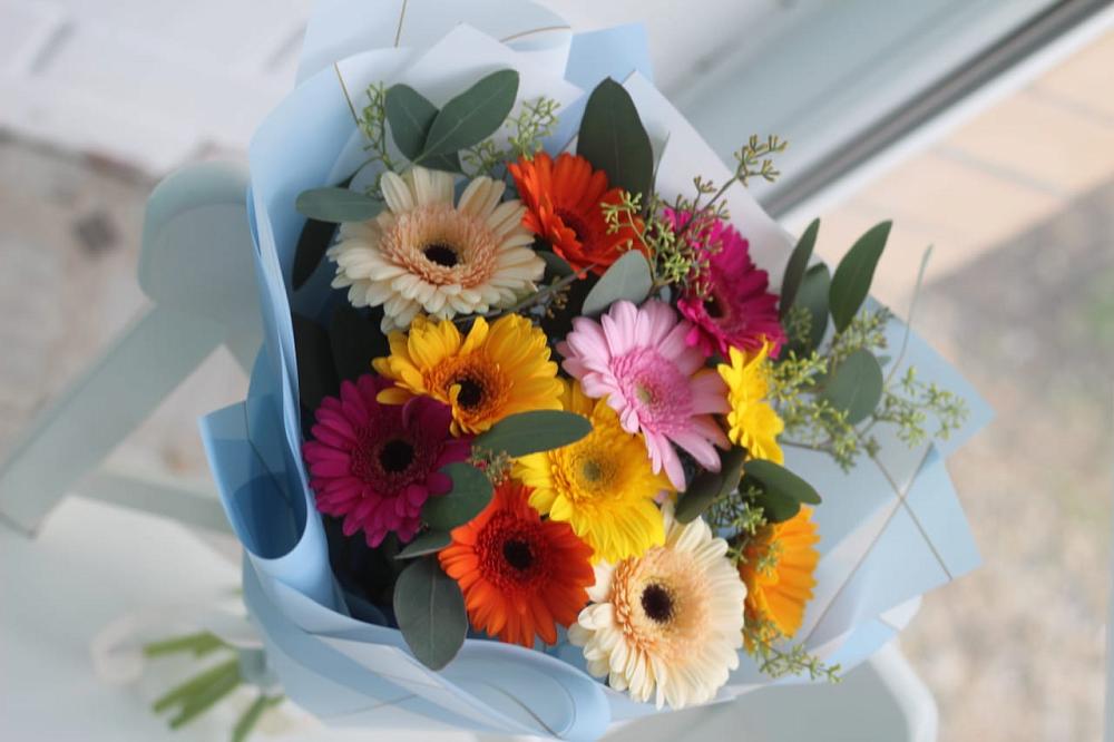 Букет цветов из: Герберы в Пушкинские Горы