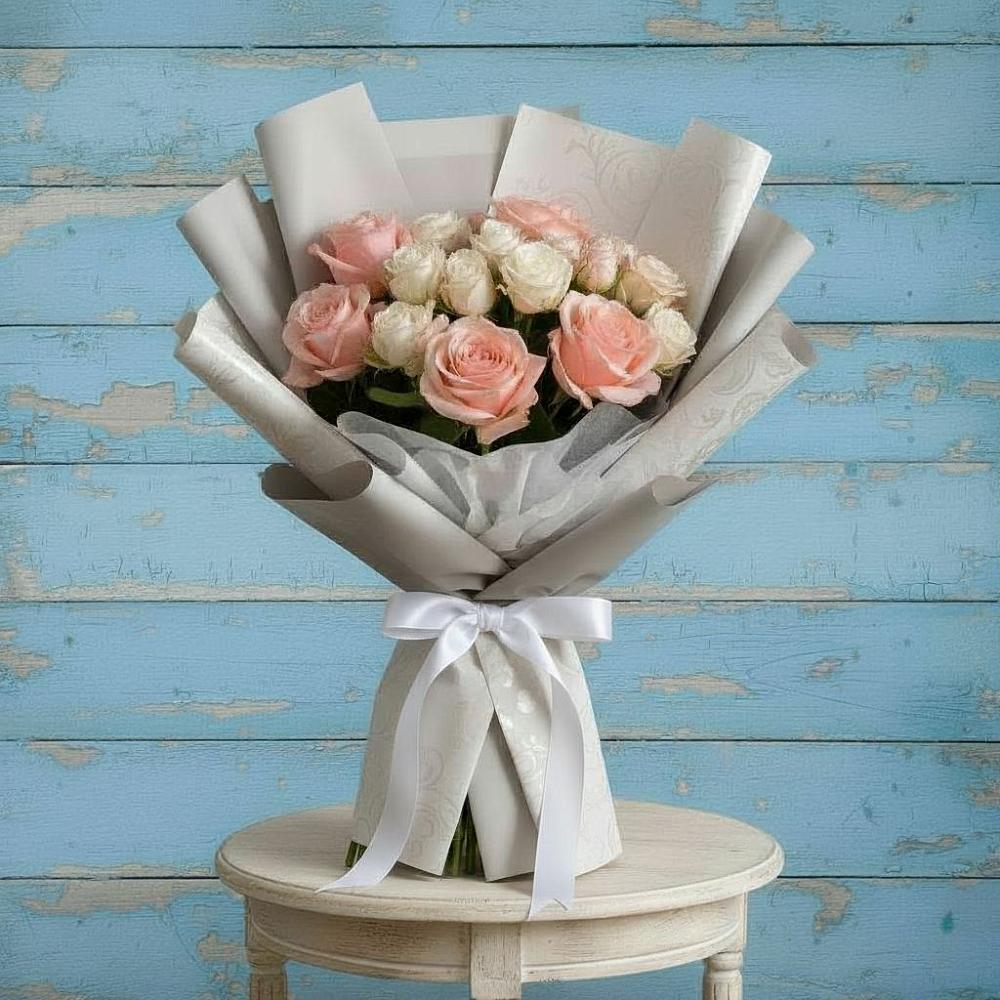 Букет цветов из: Розы в Пушкинские Горы