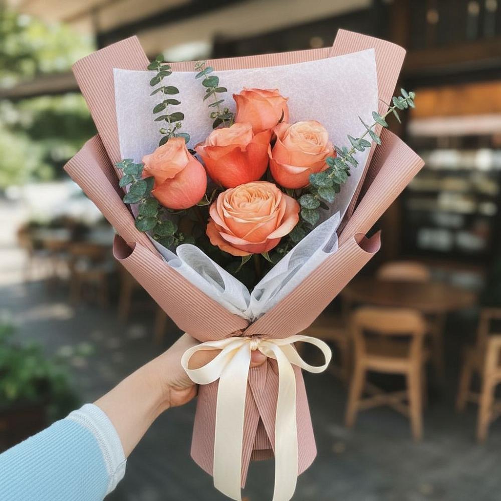 Букет цветов из: Розы в Пушкинские Горы