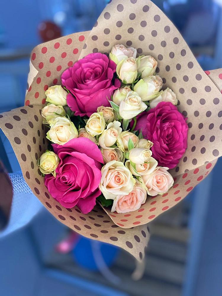 Букет цветов из: Розы в Пушкинские Горы