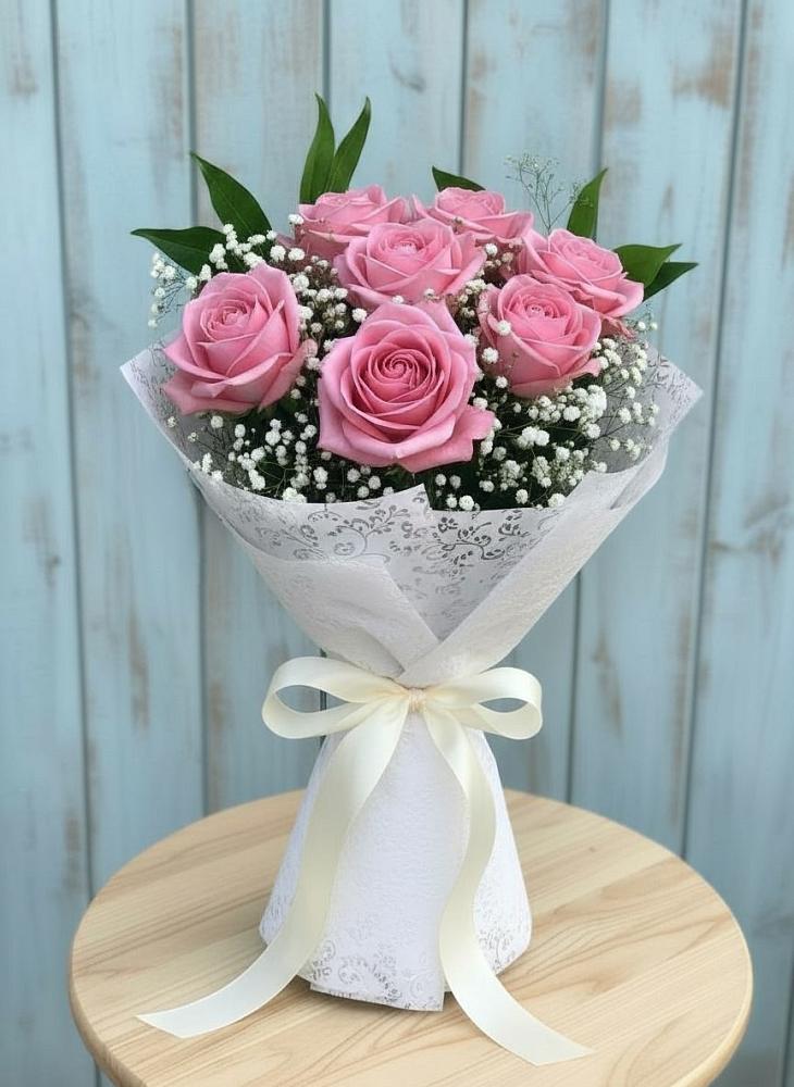 Букет цветов из: Розы в Пушкинские Горы
