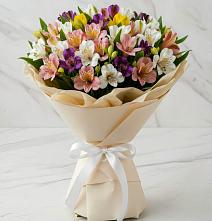 Букет цветов из:  Альстромерии в Пушкинские Горы