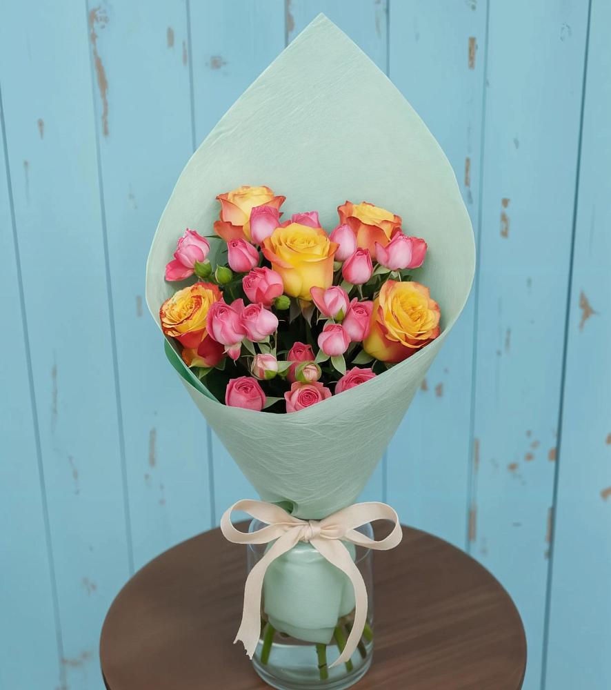 Букет цветов из: Розы в Пушкинские Горы