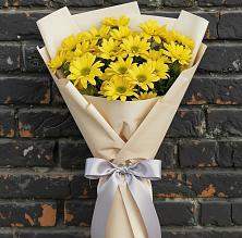 Букет цветов из:  Хризантемы в Пушкинские Горы