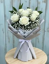 Букет цветов из:  Розы в Пушкинские Горы