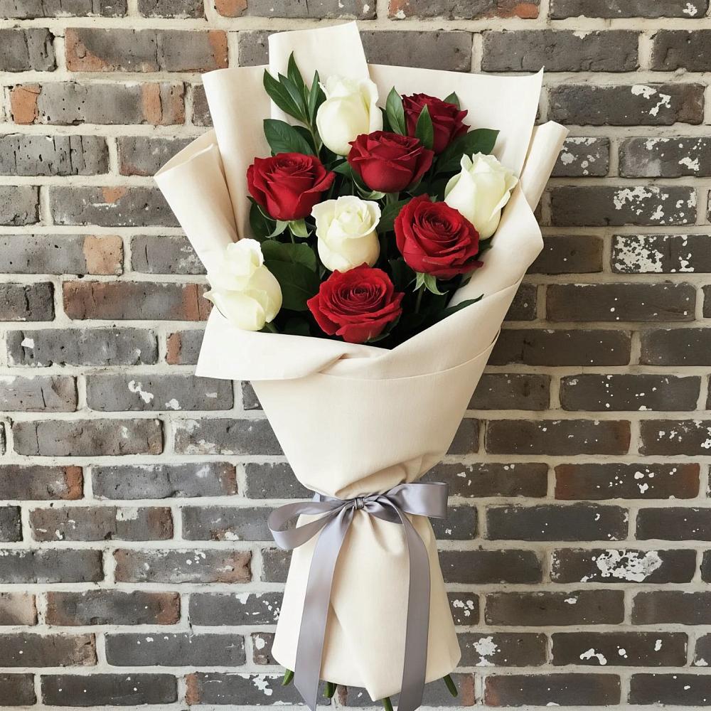 Букет цветов из: Розы в Пушкинские Горы