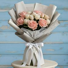Букет цветов из:  Розы #REPLACE_PRED# Пушкинские Горы
