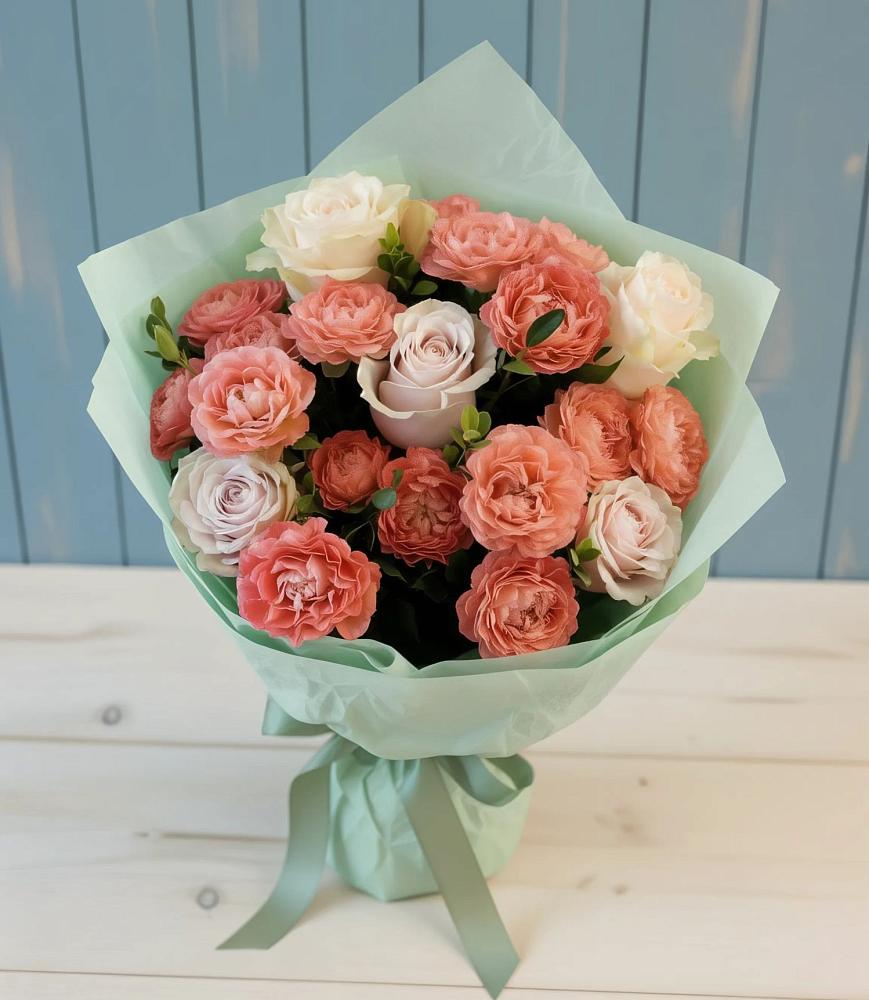 Букет цветов из: Розы в Пушкинские Горы