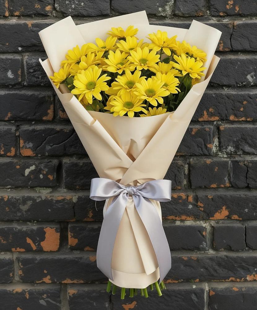 Букет цветов из: Хризантемы в Пушкинские Горы