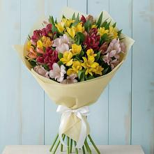 Букет цветов из:  Альстромерии в Пушкинские Горы