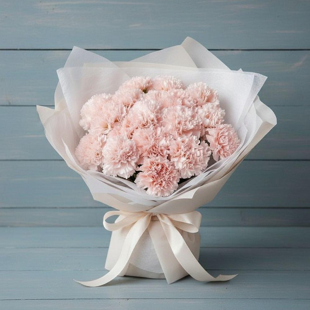 Букет цветов из: Гвоздики в Пушкинские Горы