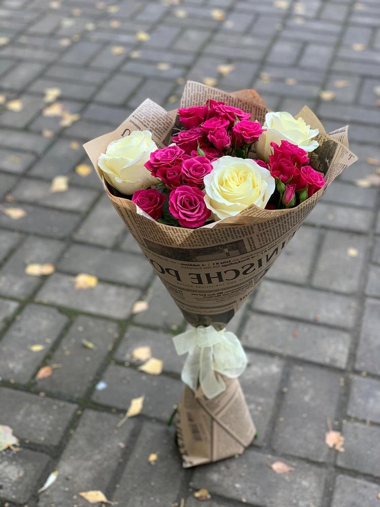 Букет цветов из: Розы в Пушкинские Горы