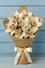 Букет цветов из:  Орхидеи и Розы в Пушкинские Горы